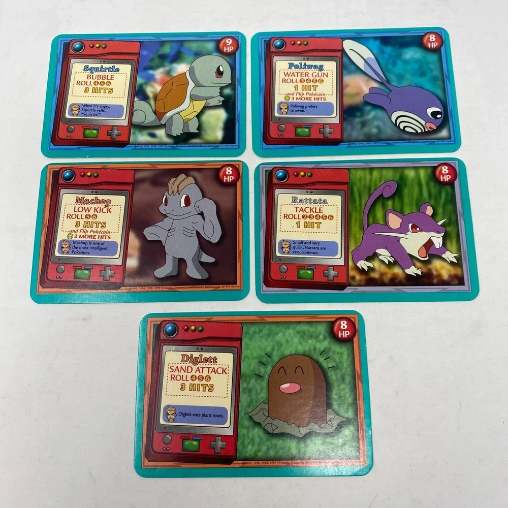 5‎ 1999 Pokemon Trading Cards: Nintendo Creatures Adventure Game Squirtle Machop